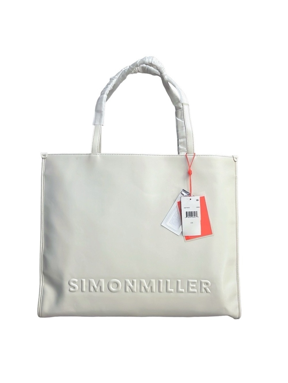 Simon Miller Logo Studio Tote in White, New with Tag